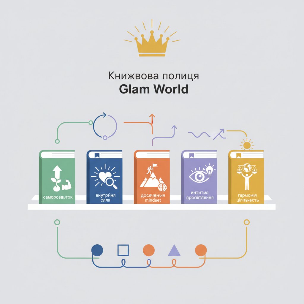 Книжная полка Glam World: 5 бестселлеров о саморазвитии и внутренней силе