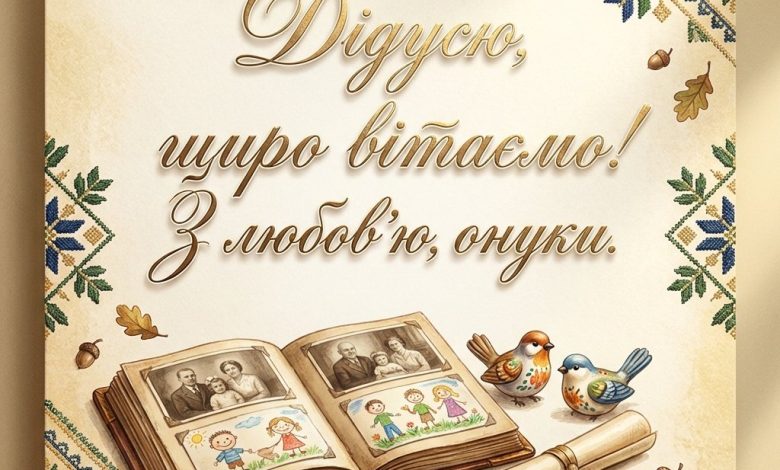 Оригинальные поздравления для дедушки: картинки и стихи от внуков