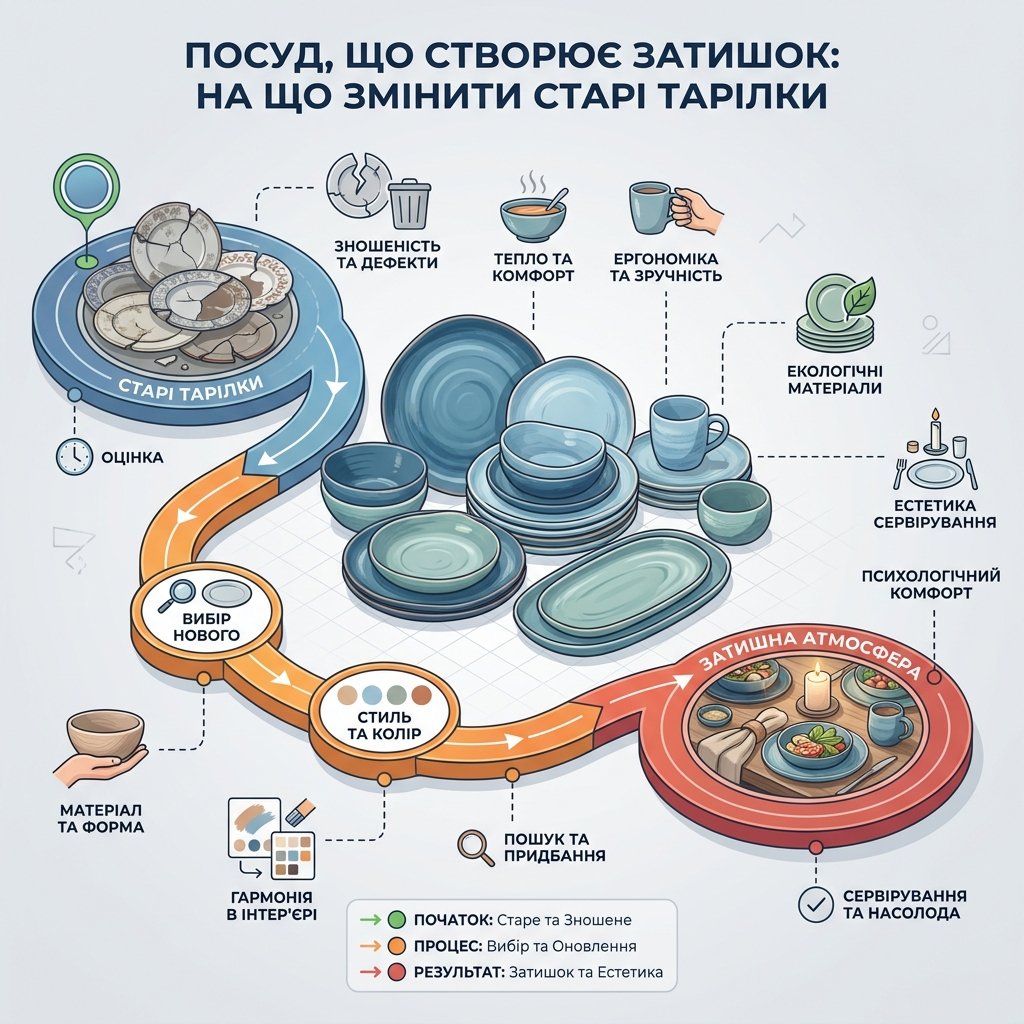 Посуд, що створює затишок: на що змінити старі тарілки