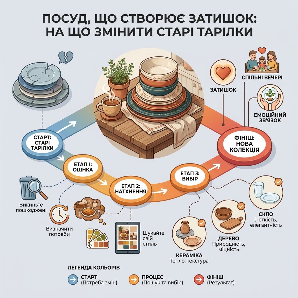 Посуд, що створює затишок: на що змінити старі тарілки