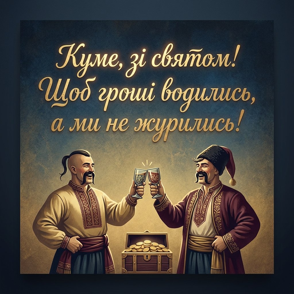 Привітання для кума 