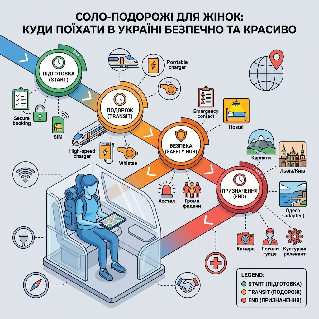 Соло-путешествия для женщин: куда поехать в Украине безопасно и красиво