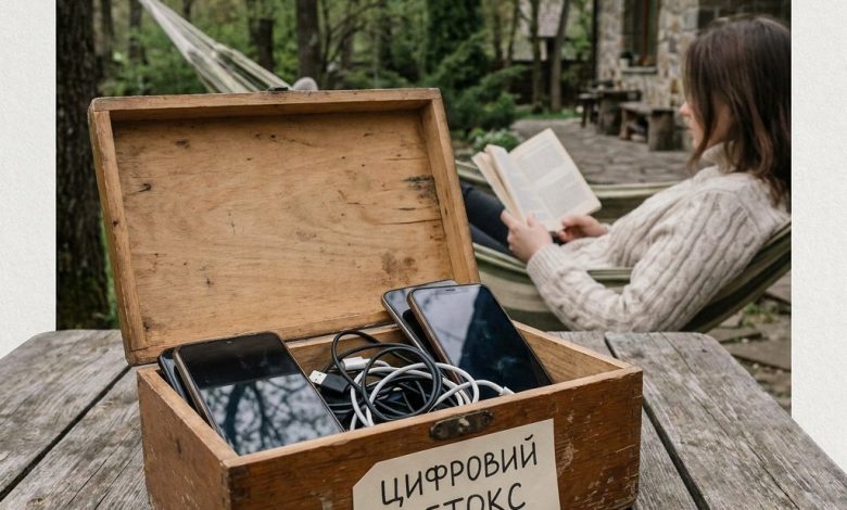 Цифровий детокс: як провести вихідні без телефону
