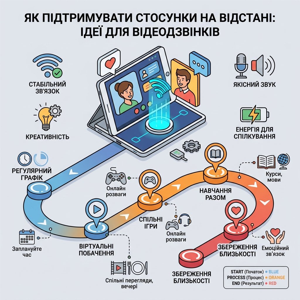 Как поддерживать отношения на расстоянии: идеи для видеозвонков