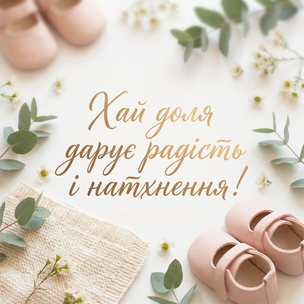 Як привітати з народженням донечки: ніжні картинки для соцмереж